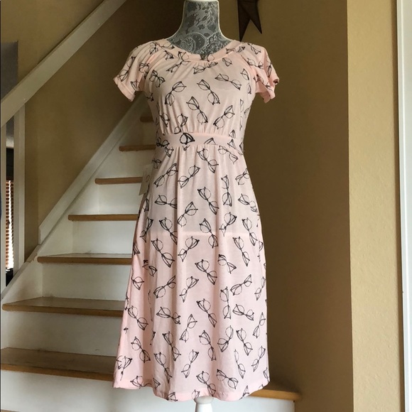 langley print midi dress